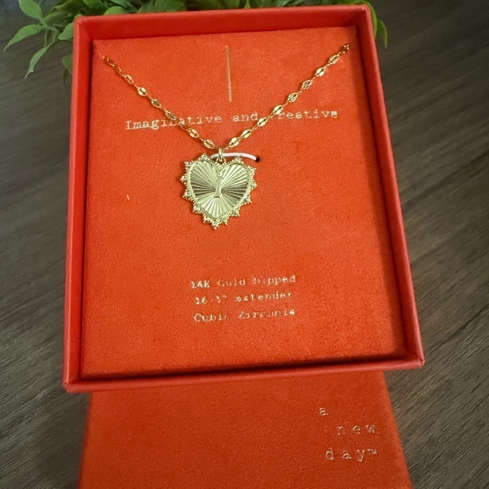 A New Day Gol 14k-Necklace with golden initial -Personalized jewel